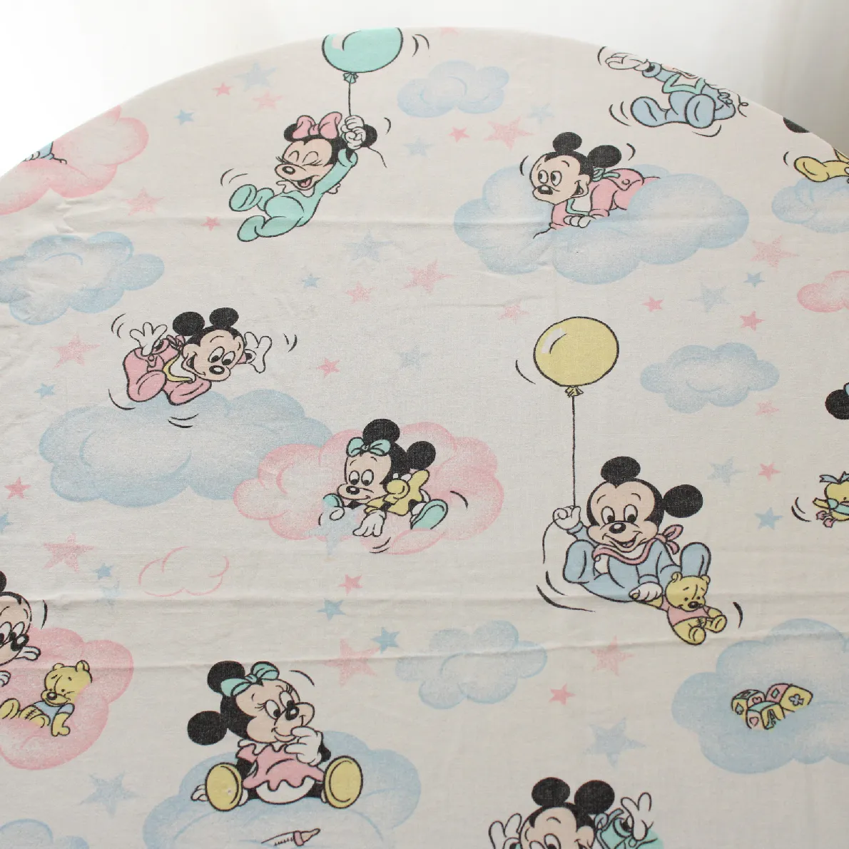 ベビーフラット ミッキー ミニー 雲ベビー パステル