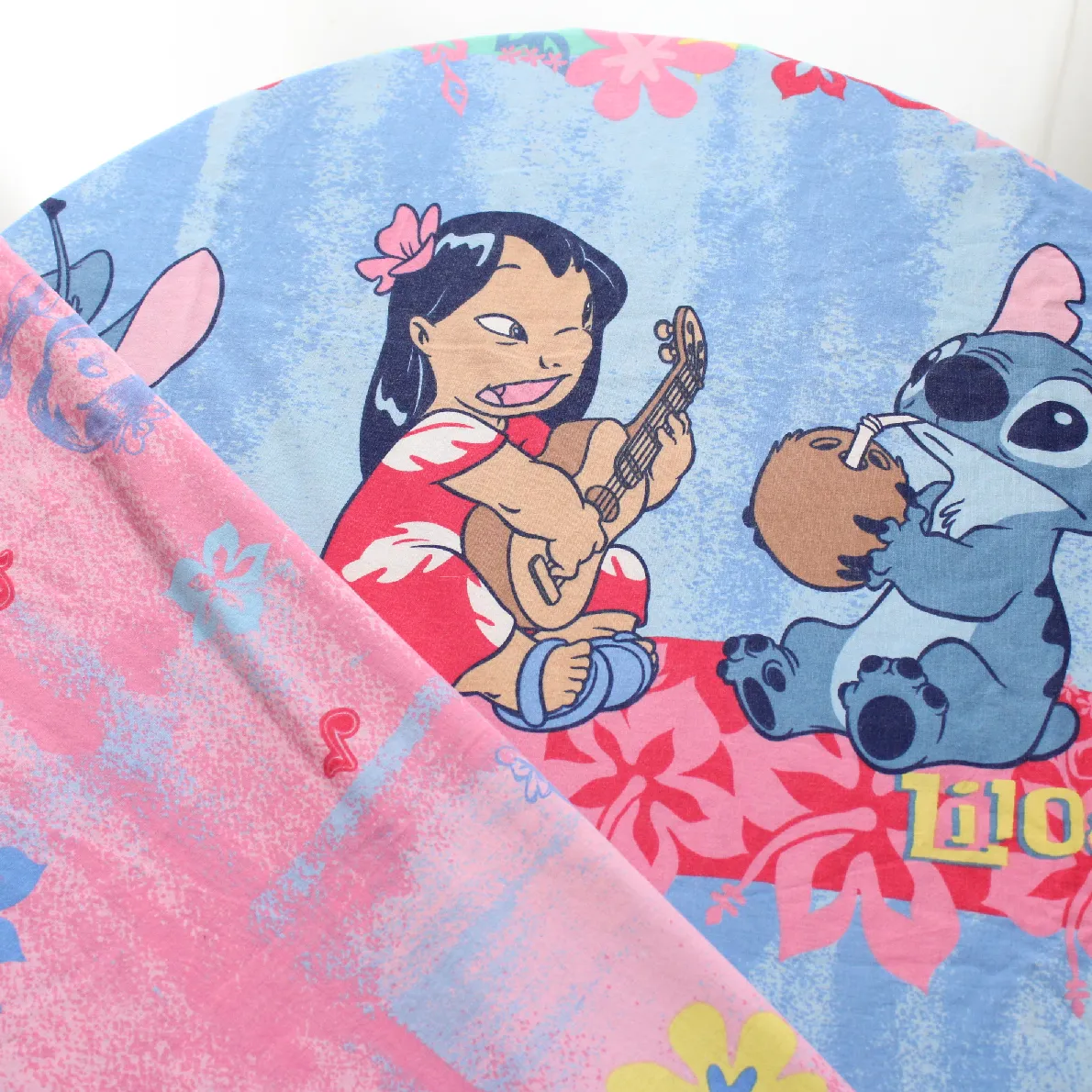 布団カバー リロ＆スティッチ ピンク フラダンス