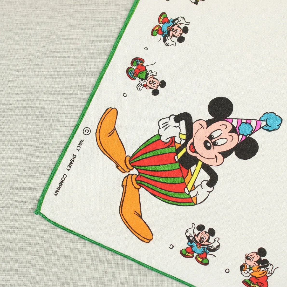 ミッキーのハンカチ プルート アルルカン グリーン