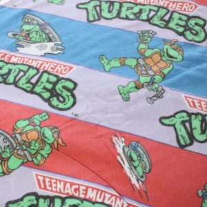 ネル 85*125 シーツ解体生地  タートルズ トリコロール