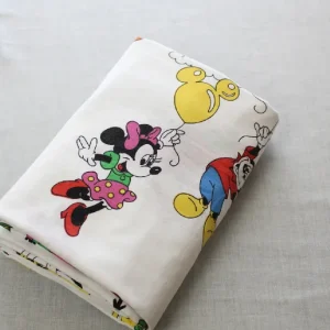 布団カバー ミッキー＆フレンズ カラフル風船 白