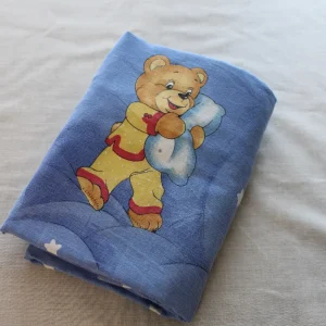 ボックスシーツ パジャマ クマ ブルー 星