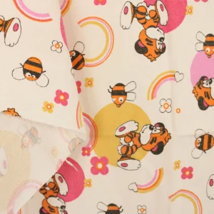 ベビーフラット トラ レインボー カラフル ポップ