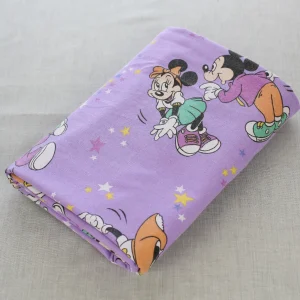 フラット ミッキー ミニー 星ダンス パープル