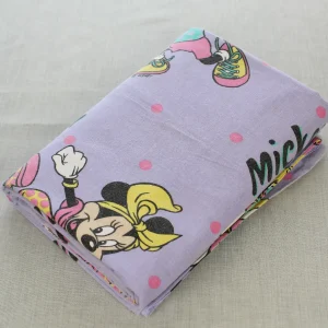 布団カバー ミッキー ミニー fun パープル
