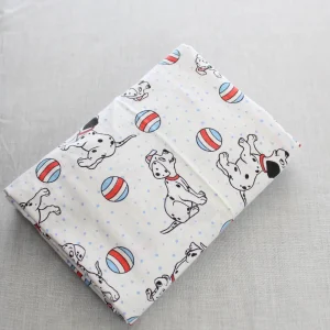 ボックスシーツ 101匹わんちゃん 小柄 ボール 白