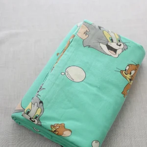 布団カバー トム＆ジェリー しゃぼん玉 エメラルドグリーン