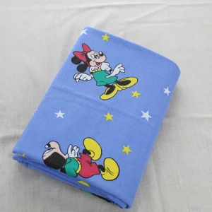 布団カバー ミッキー ミニー 星 ブルー