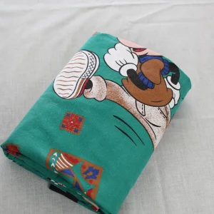 布団カバー ミッキー ポロシャツ グリーン