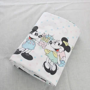 布団カバー ミッキー ミニー パステルドット ピアノ