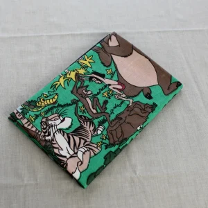 140*80 未使用生地 ジャングル・ブック グリーン