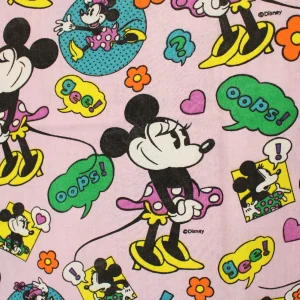 130*180 シーツ解体生地  ミニー ポップ OOPS