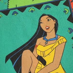 布団カバー ポカホンタス カラフル パッチ ストライプ グリーン