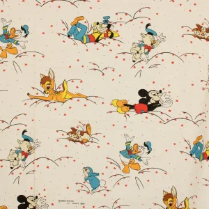 ベビーフラット ミッキー ドナルド バンビ 星 ダイブ