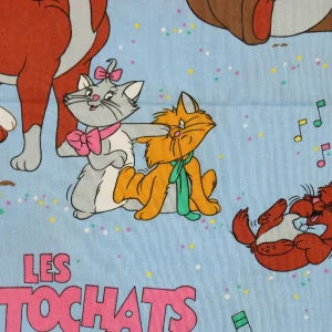 フラット おしゃれキャット 水色 音符 スキャット・キャット