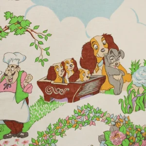 80*130 解体生地 わんわん物語 ROMANEX DE BOUSSAC クリスマス B