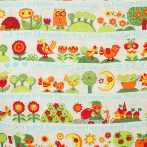 キッズ布団カバー グラジエラ 植物 動物 子ども くだもの ストライプ