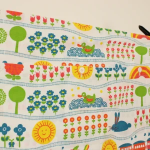 キッズ布団カバー グラジエラ こども トレイン アニマル 花 カラフル