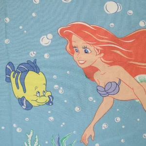 布団カバー アリエル 水色 あぶく お魚