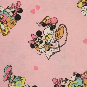 130*180 シーツ解体生地  ミニー バカンス テニス