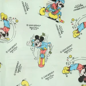 70*70 未使用生地 ミッキー スキー アイスホッケー