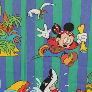 フラット ミッキー パイレーツ 海賊 ストライプ