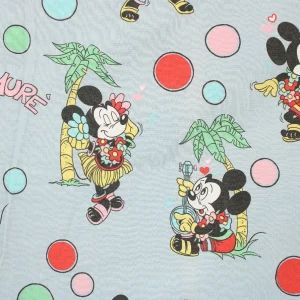 フラット ミッキー ミニー ハワイアン アロハ