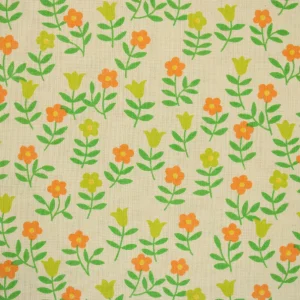 40*60 かわいい チューリップ 小花 オレンジ グリーン